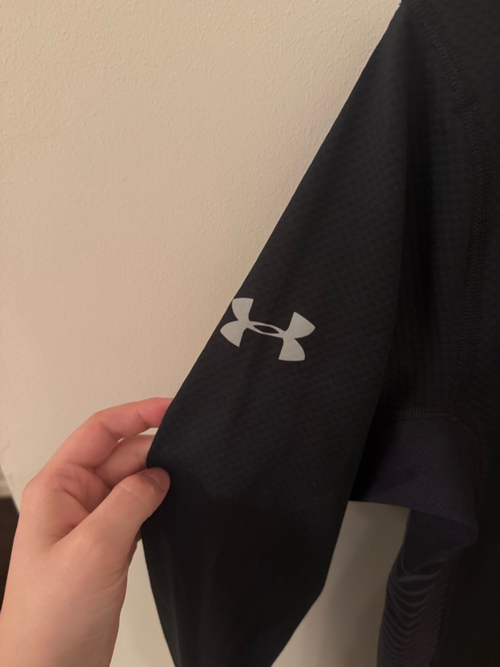Under Armour Black ColdGear Fitted Long Sleeve Top - Picture 4 of 4